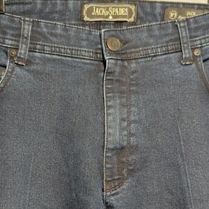 Jack Of Spades Jack‎ Fit Classic Straight Leg Dark Wash Mens Jeans Size 38